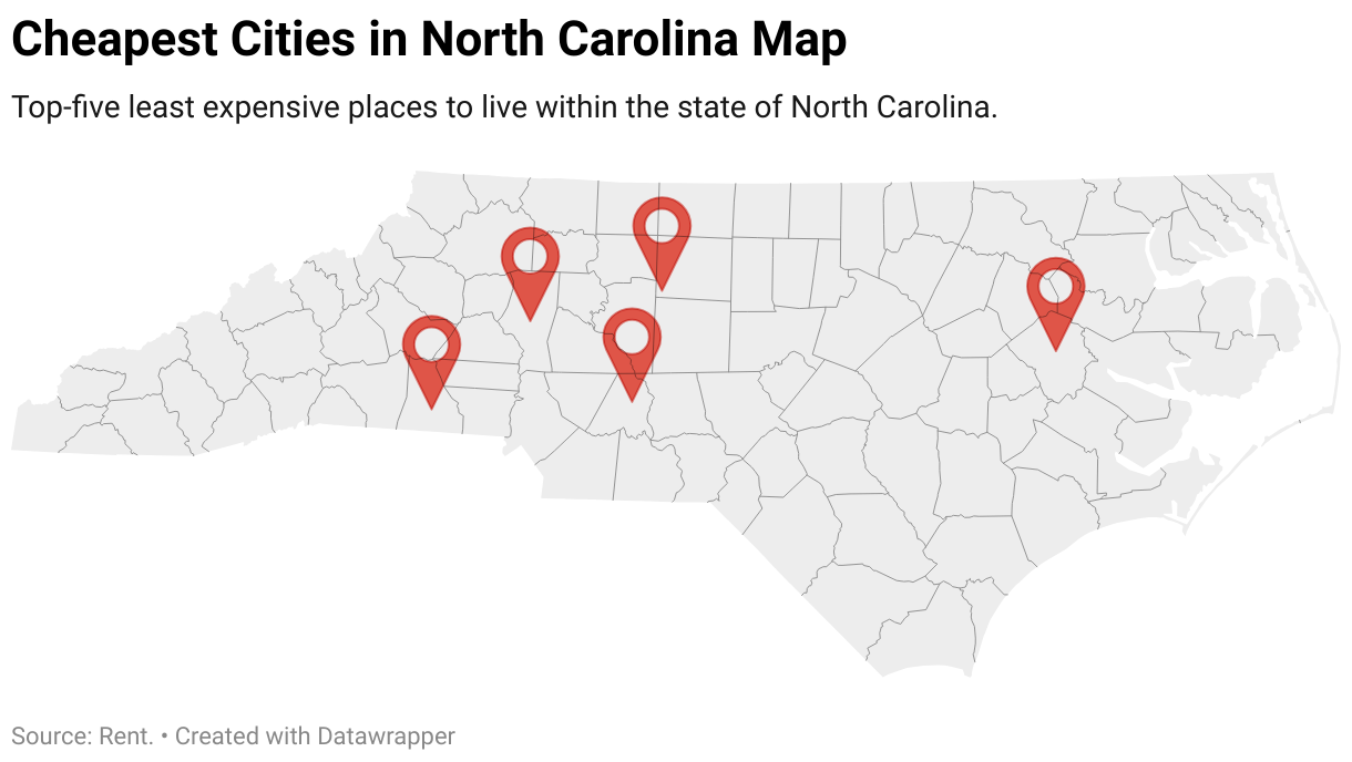 Cheapest Places to Live in North Carolina ApartmentGuide