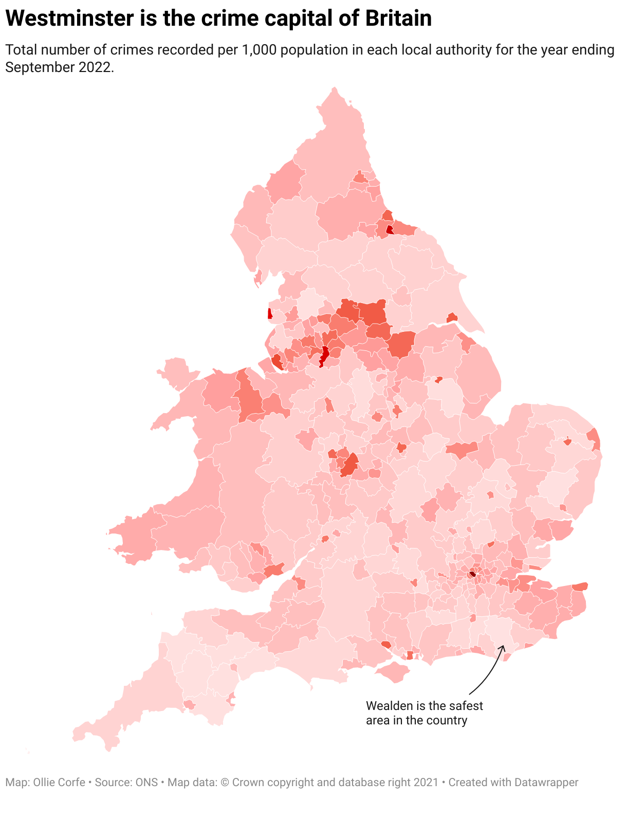 Crime Rates In Britain Map How Safe Is Your Area UK News 