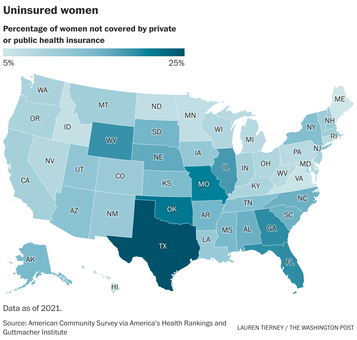 Abortion States 2025