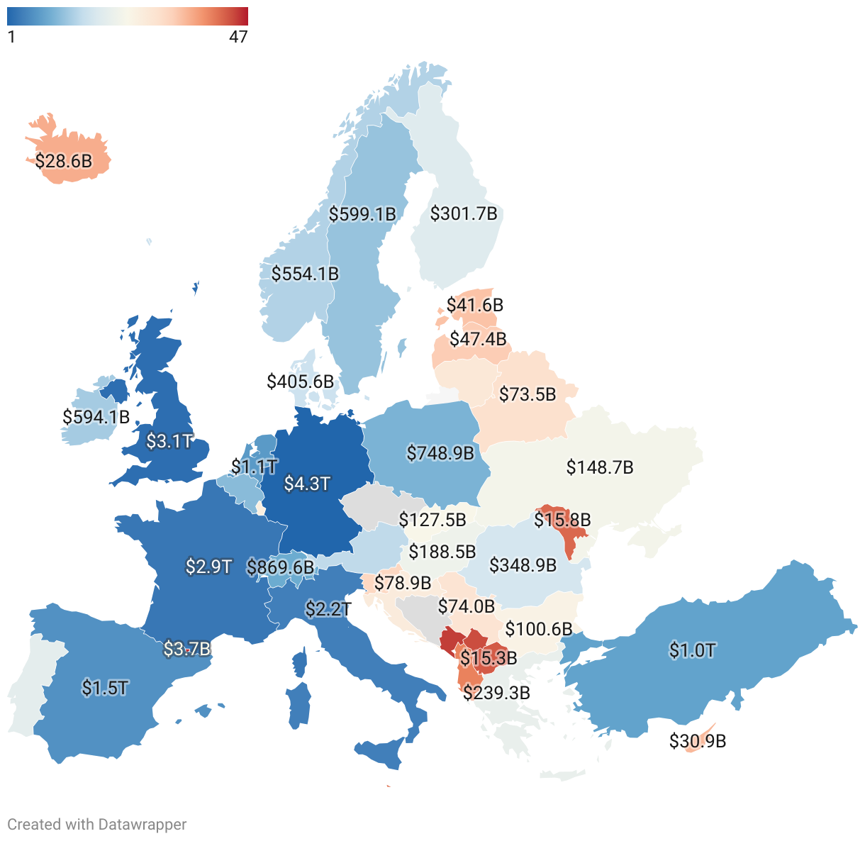 Richest European Countries 2024