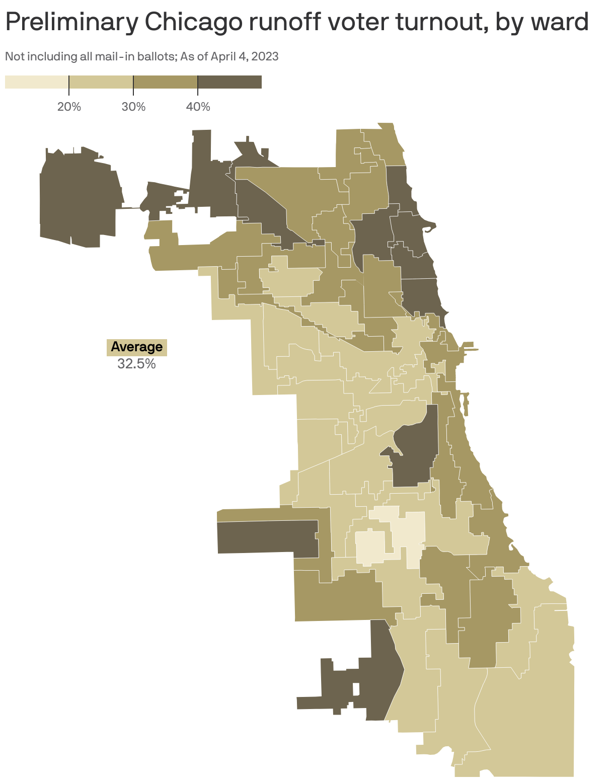 Chicago Wards That Saw The Highest Voter Turnout In The April Runoff ...