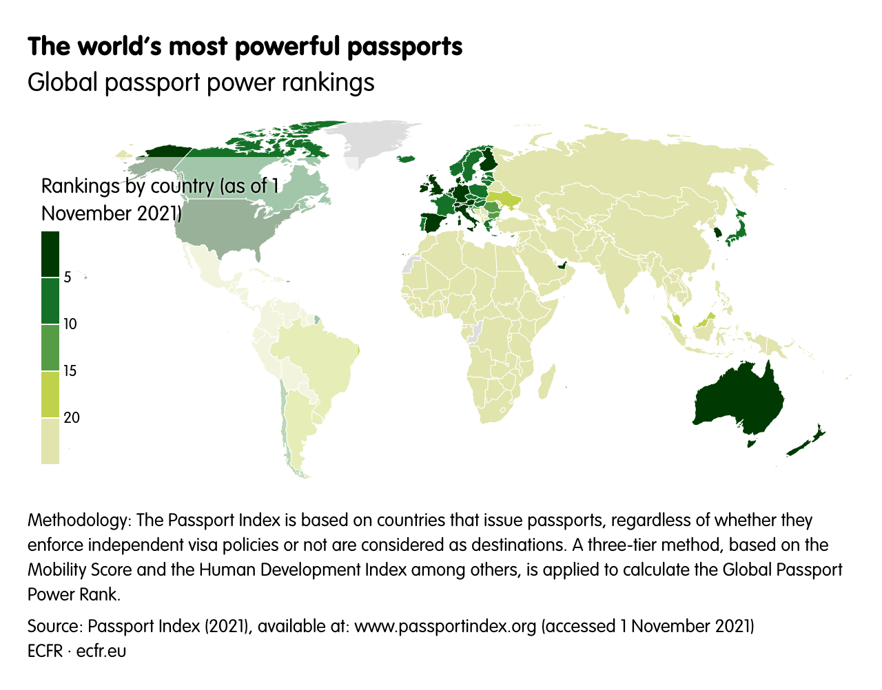 The world’s most powerful passports 