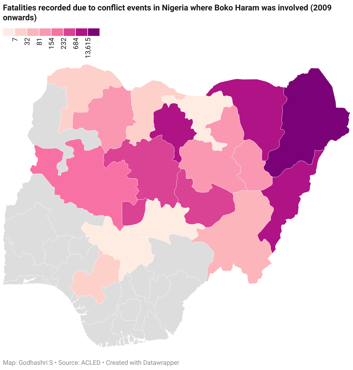 Choropleth map