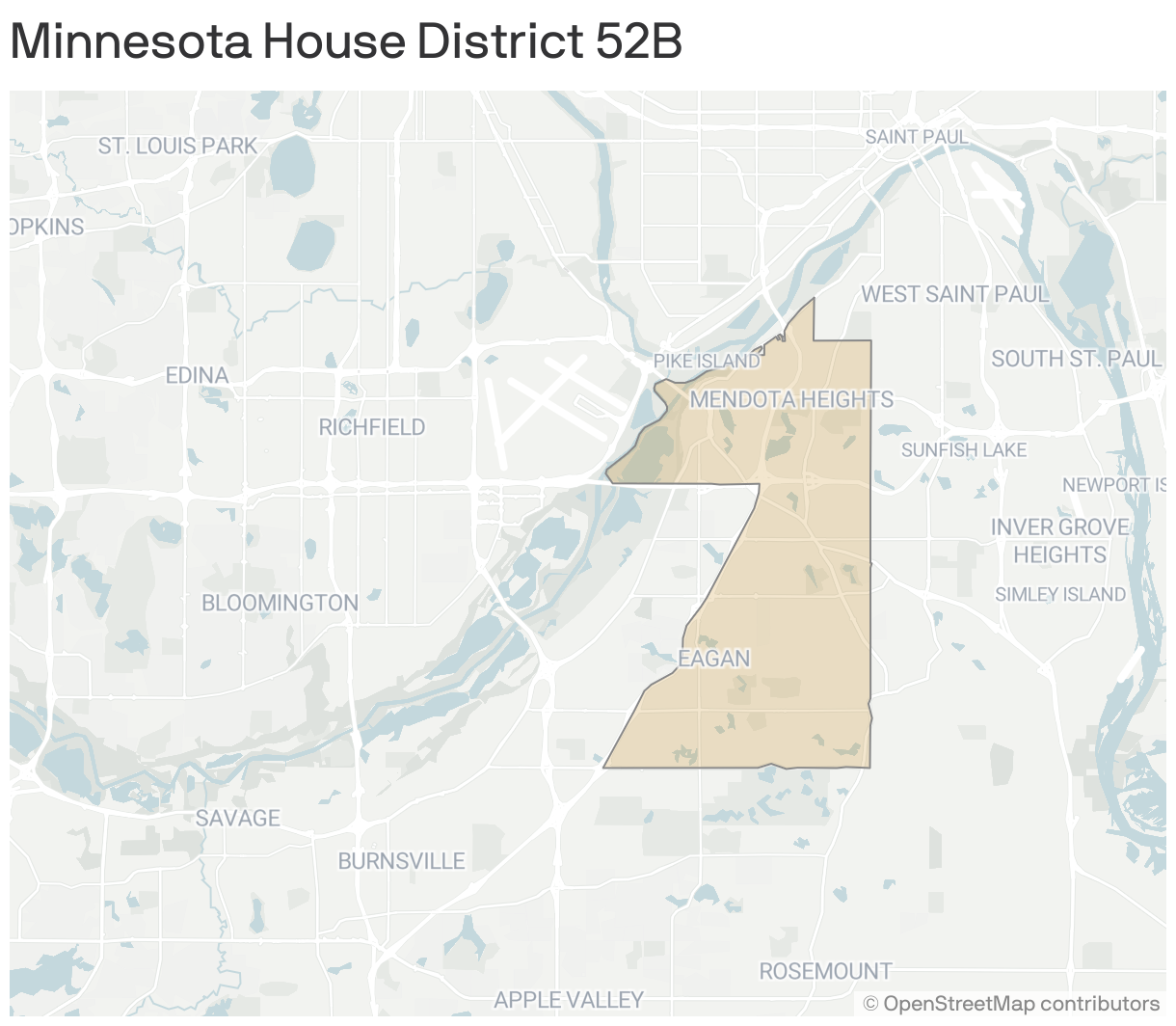 Minnesota House District 52B