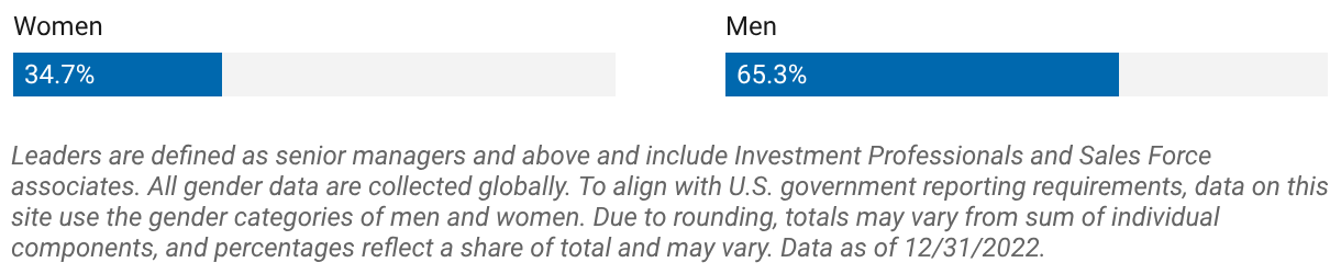 Leadership representation (global)