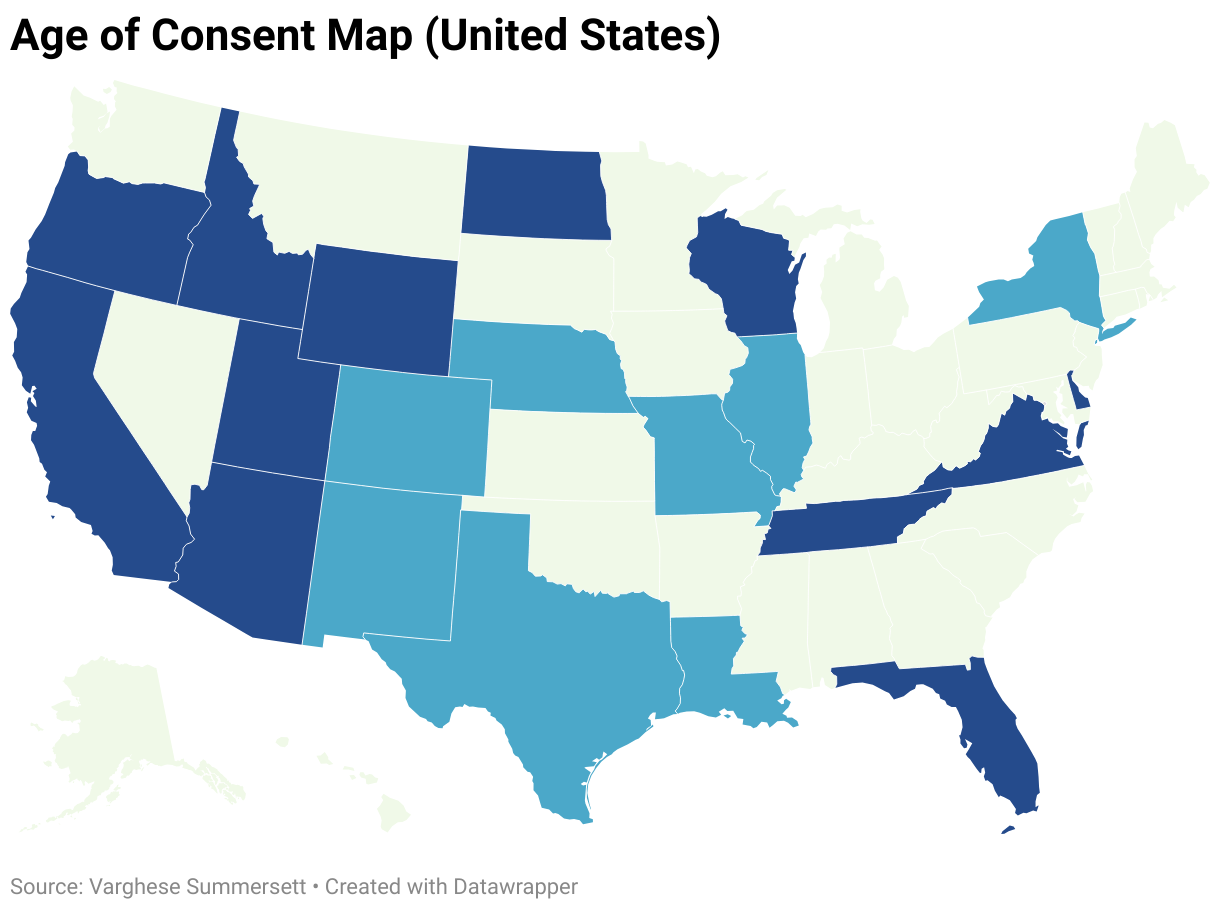 Age of Consent in Texas and Exceptions | Age of Consent Map