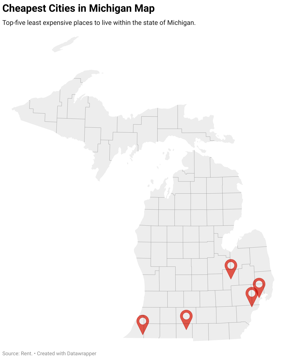 Cheapest Places to Live in Michigan