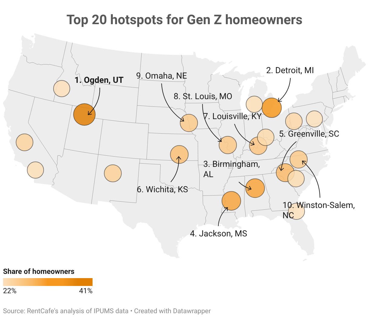 Top Metro Areas for Gen Z Renters & Owners