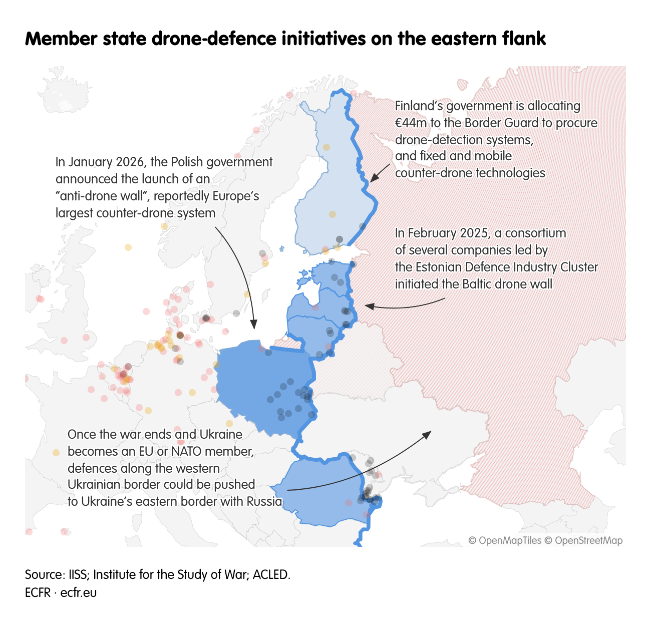 Member state drone-defence initiatives on the eastern flank