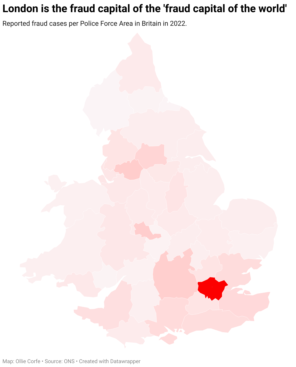 UK fraud map.