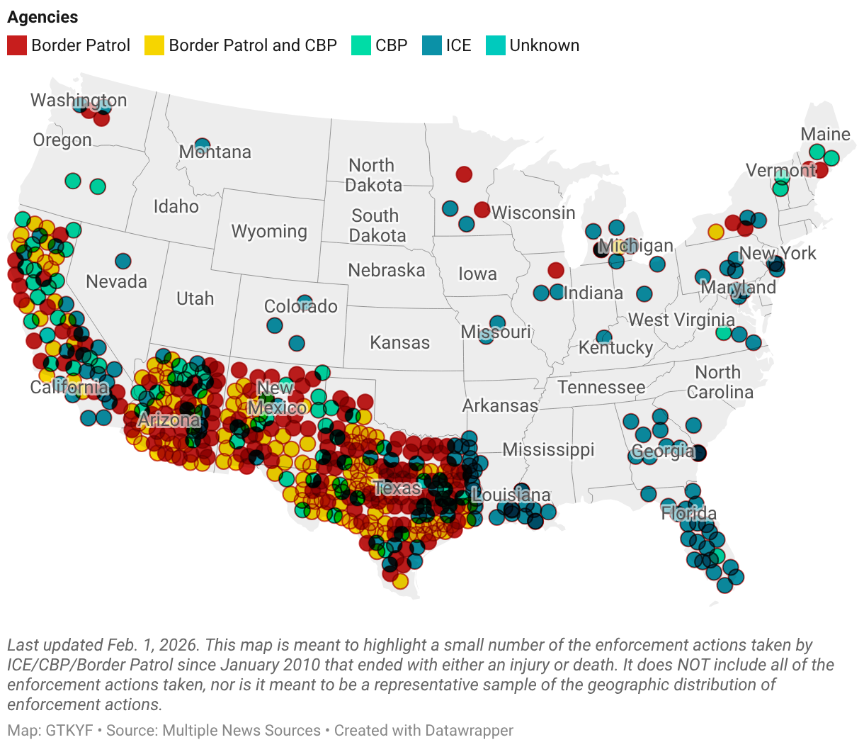 Incident Database - Killed by ICE
