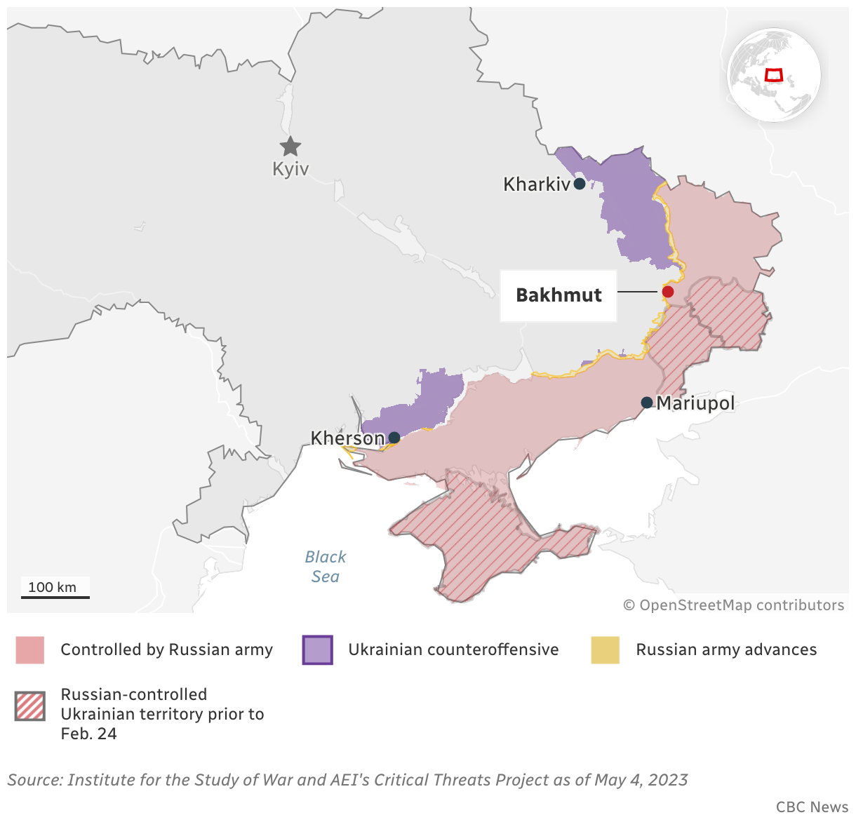 2 Canadians killed in Ukraine's bloodiest battle in Bakhmut