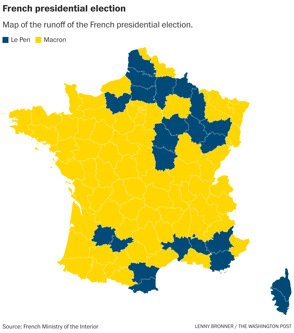 French Election Results 2022 Map