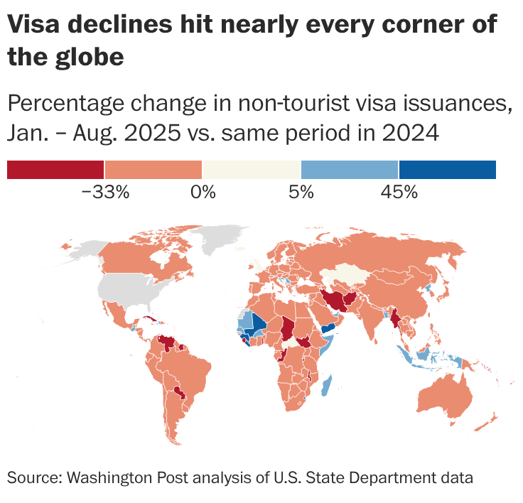 Legal immigration is falling under Trump for students, workers and ...