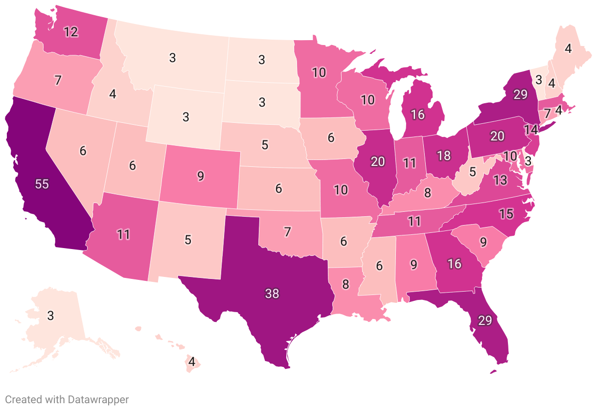 Electoral Votes by State