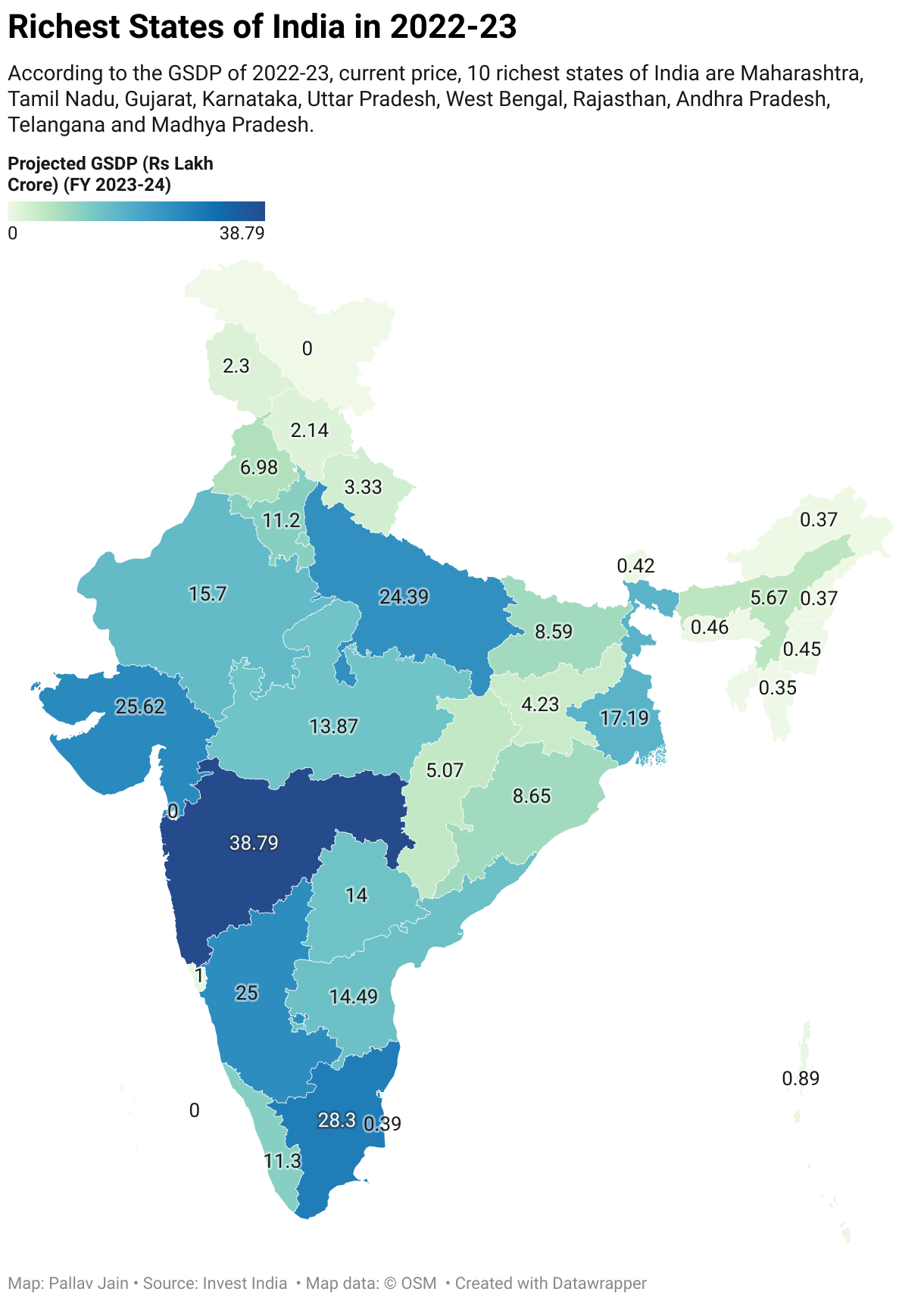 Discover the Richest States of India in 2023 | Govt. Data