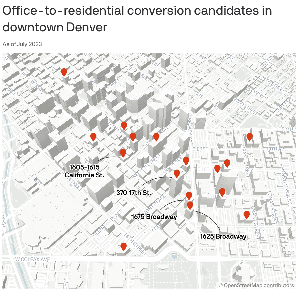 These downtown Denver offices could housing Axios Denver
