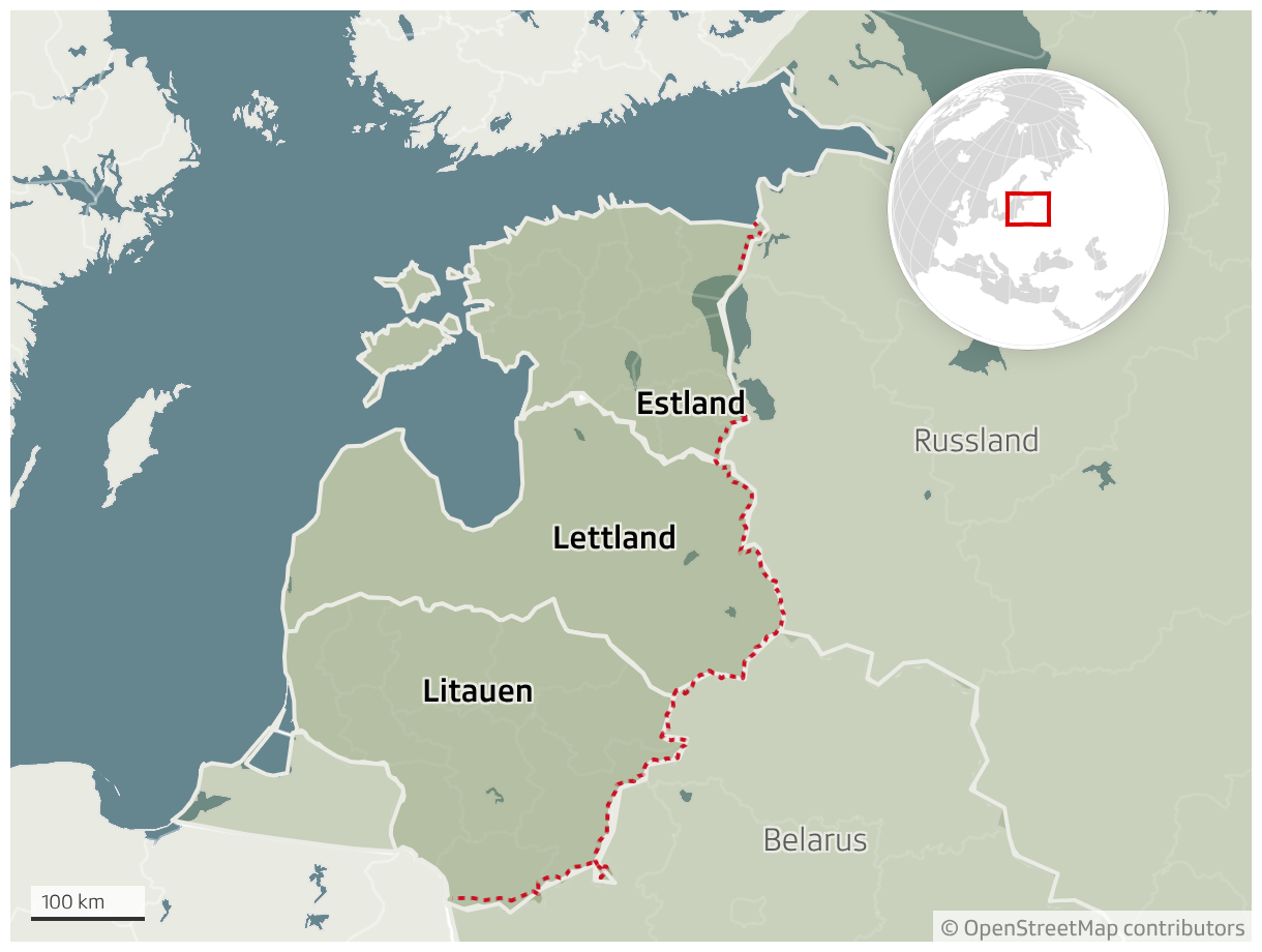 Baltic Defence Line: So schützt sich das Baltikum vor Russland - News - SRF