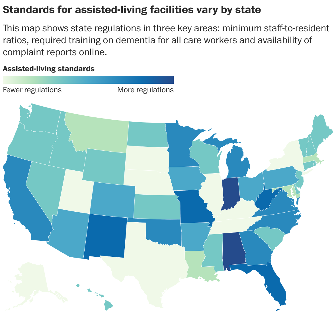 Assisted Living Regulations, State By State - The Washington Post