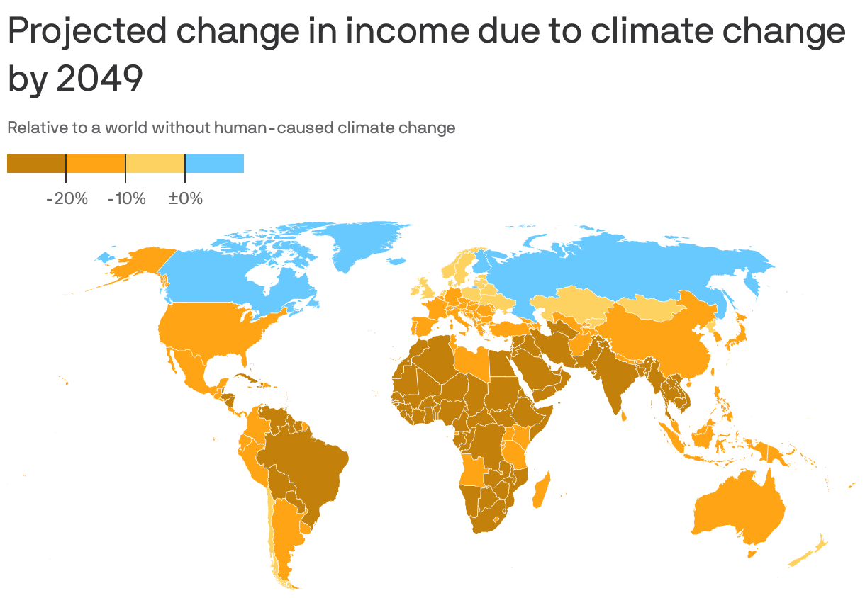 Climate change may cost $38 trillion a year by 2049, study finds