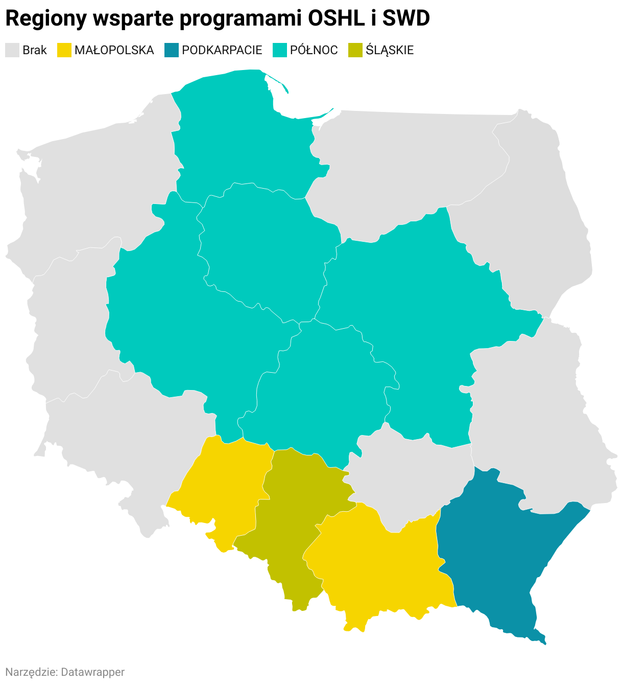 Mapa regionów