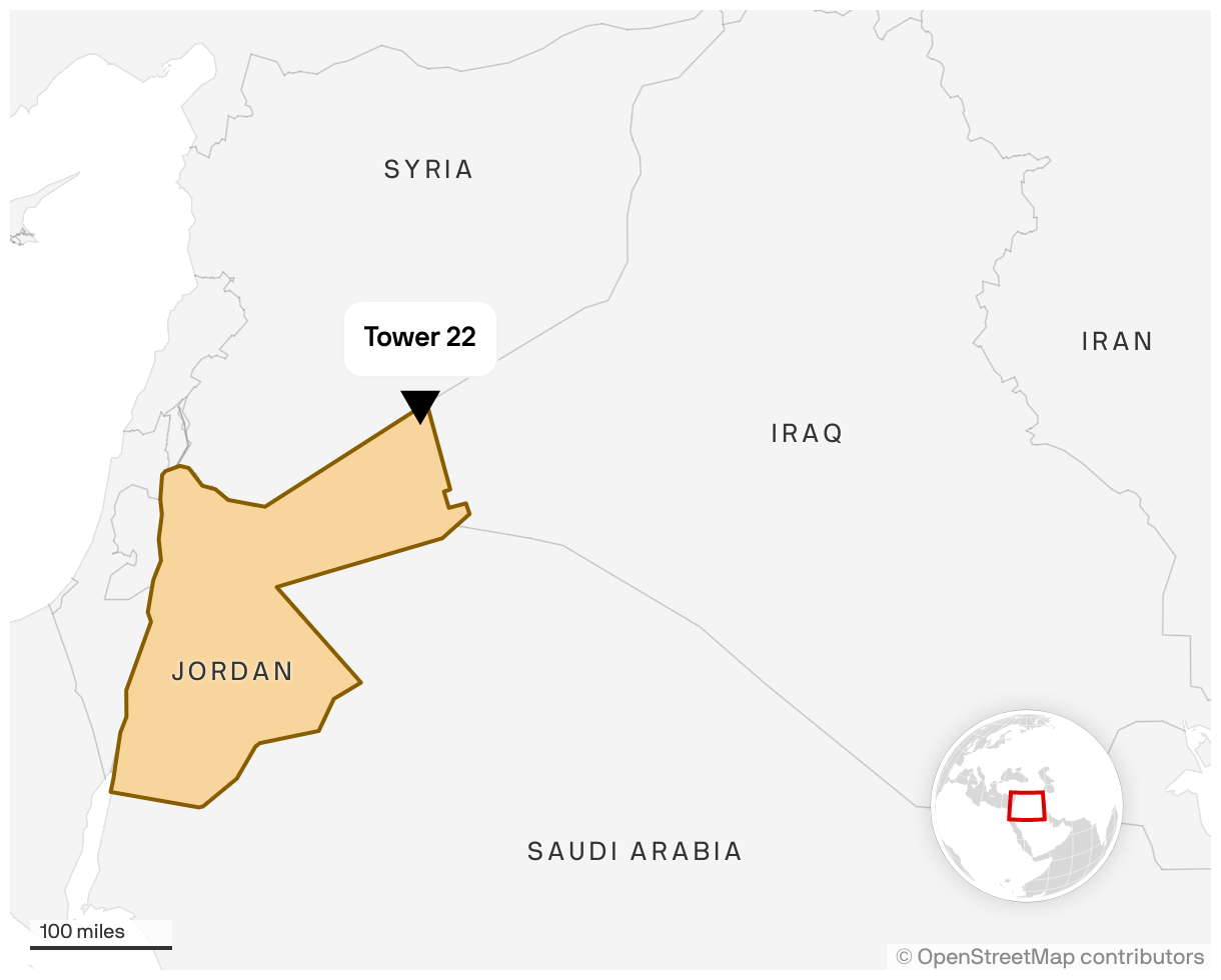 Location of Jan. 28, 2024 drone strike