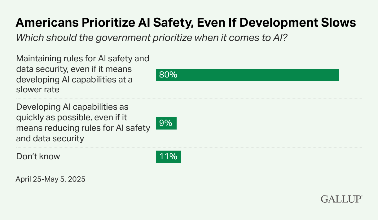 Americans Prioritize AI Safety and Data Security