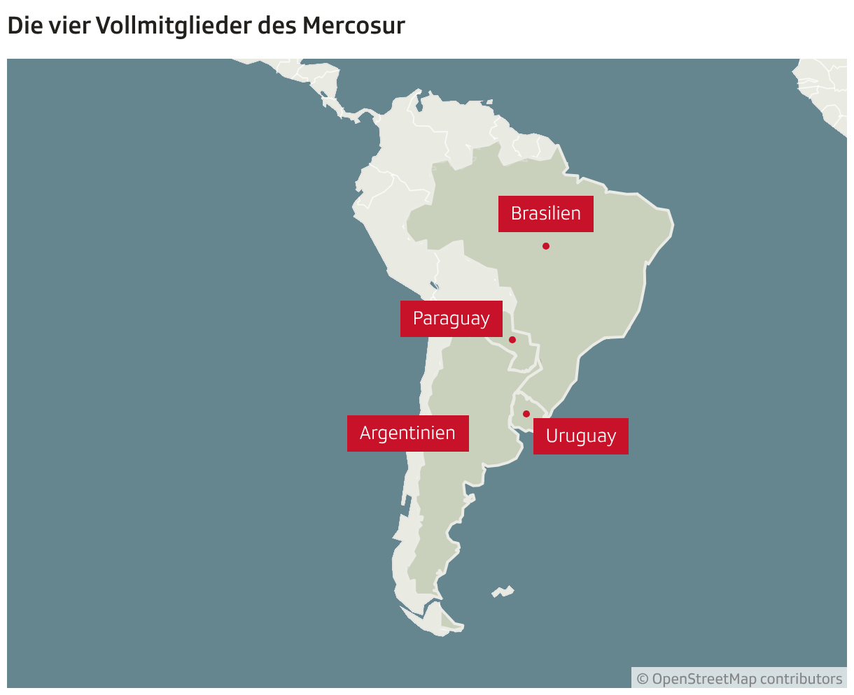 Freihandel EU-Lateinamerika - EU-Mercosur-Handelsabkommen wird heute ...