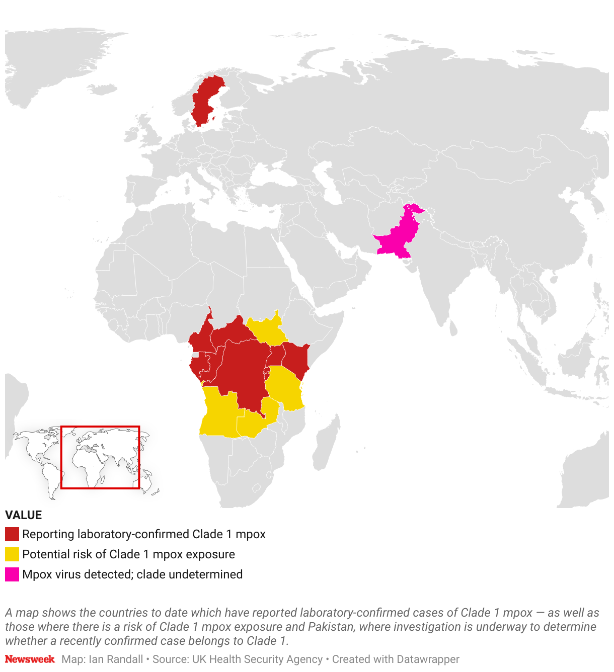 Mpox Update As Map Reveals Global Cases This Year Newsweek