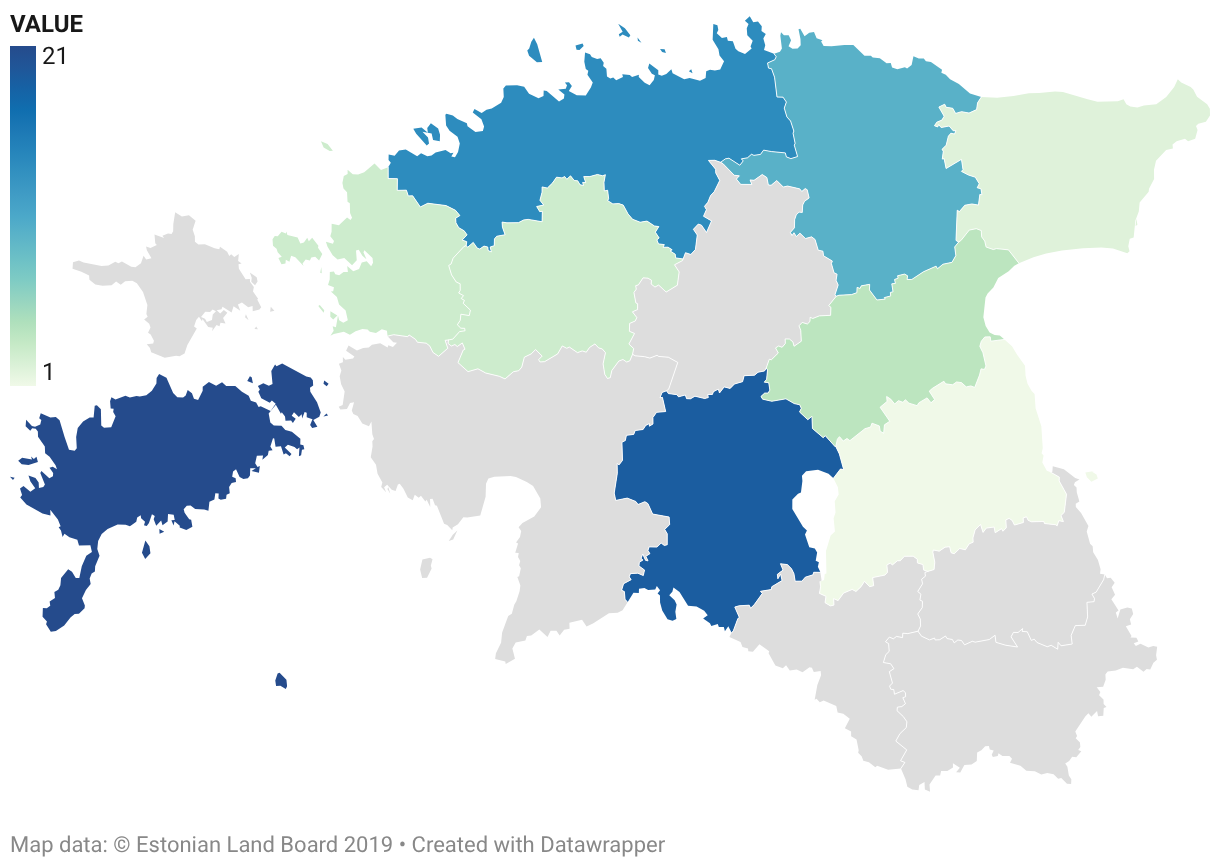 Choropleth map