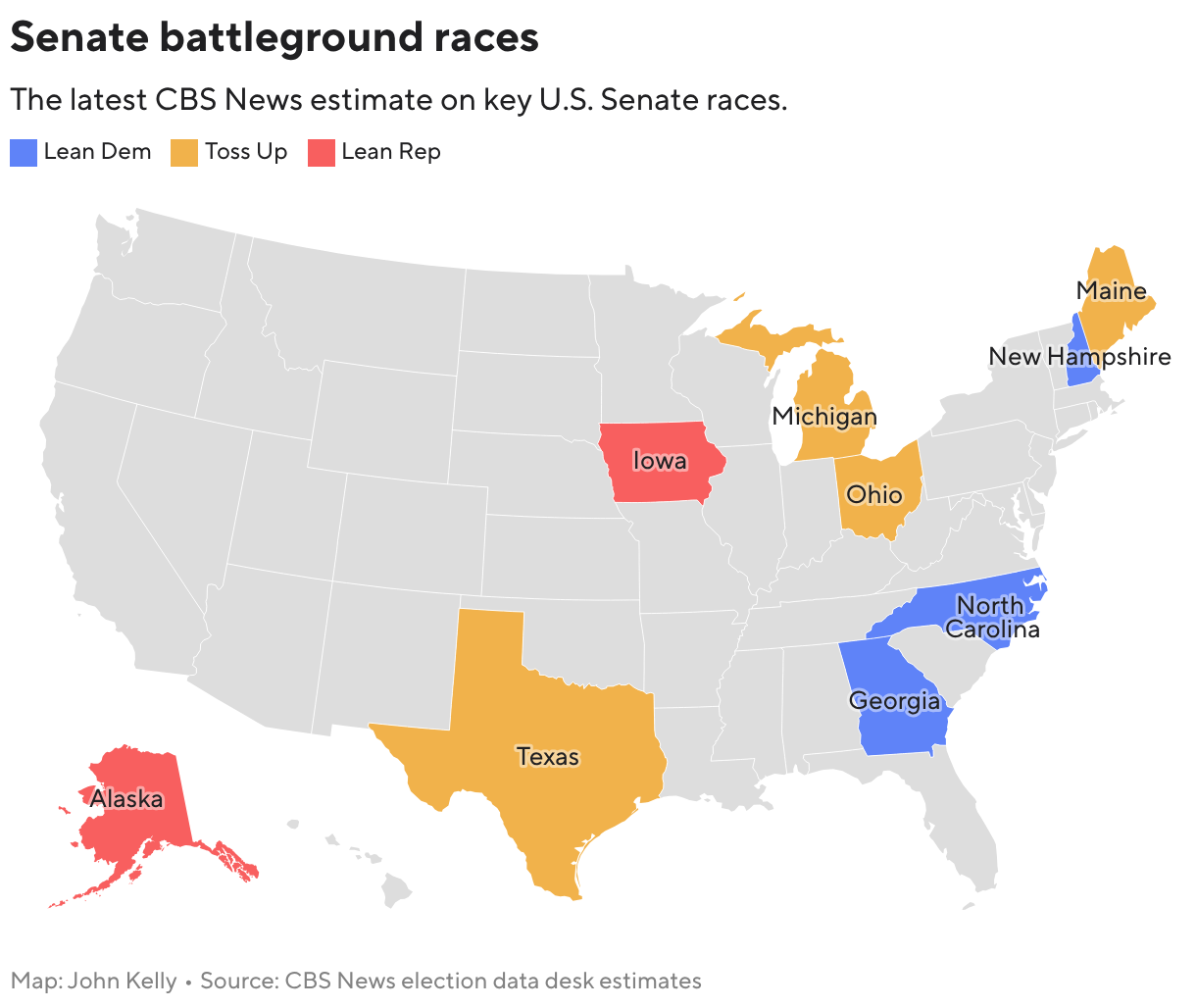 Senate battleground races