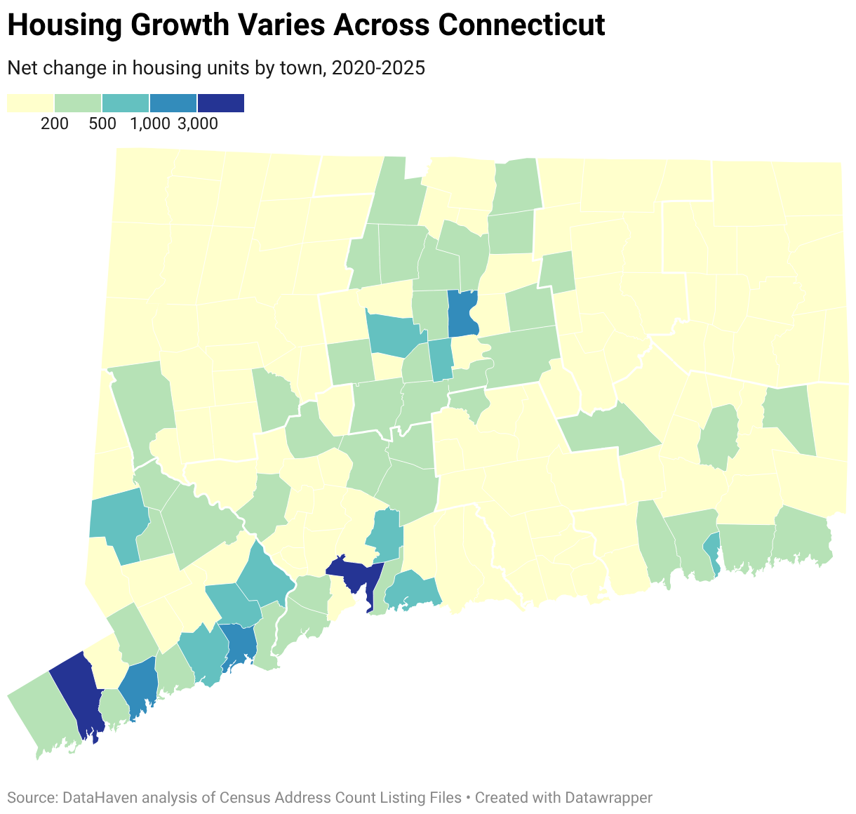 New Census Data Product Maps 40,000 New Connecticut Homes Since 2020 ...