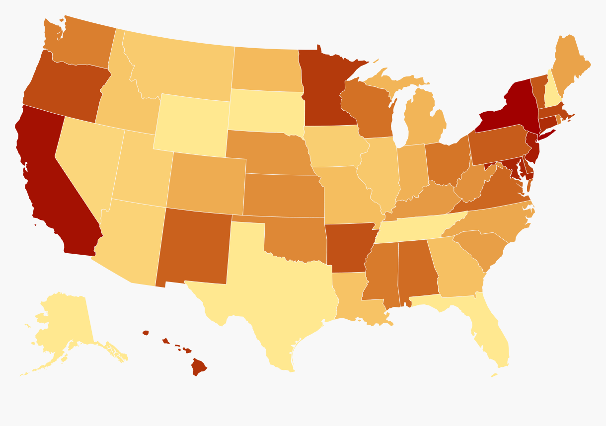 Choropleth map