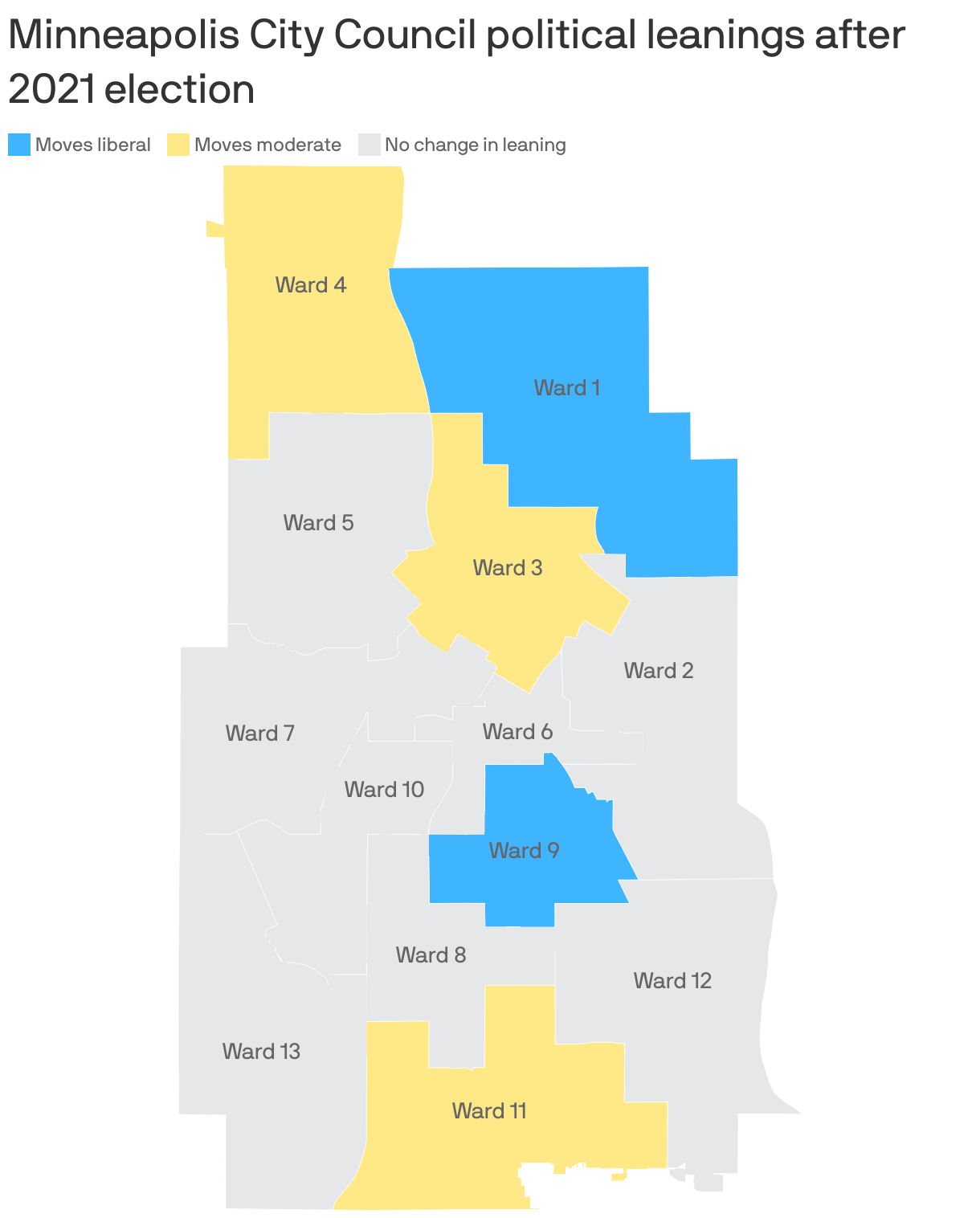 Minneapolis City Council Leans Slightly Moderate After 2021 Election ...