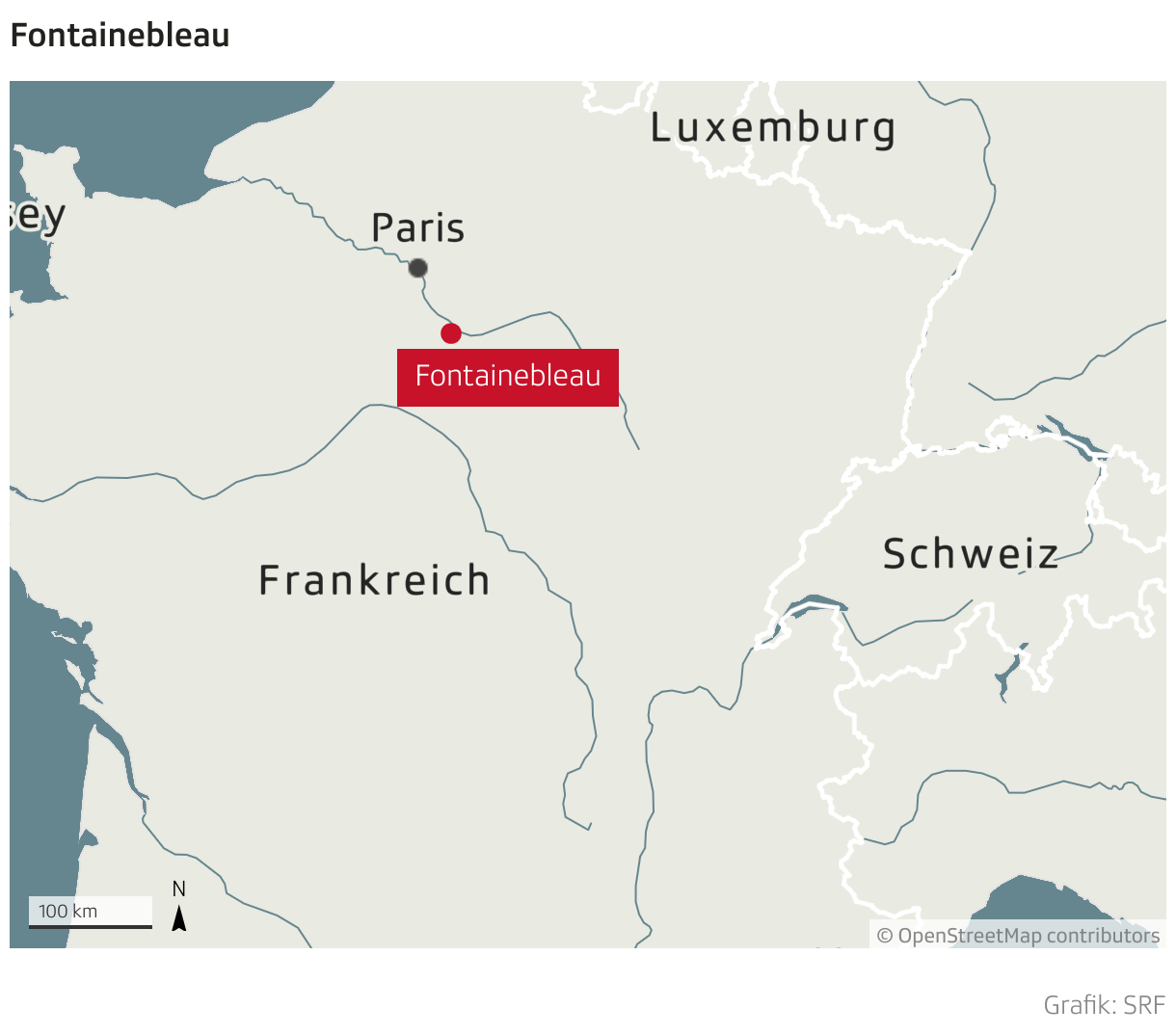 Fontainebleau (Locator-Karte)