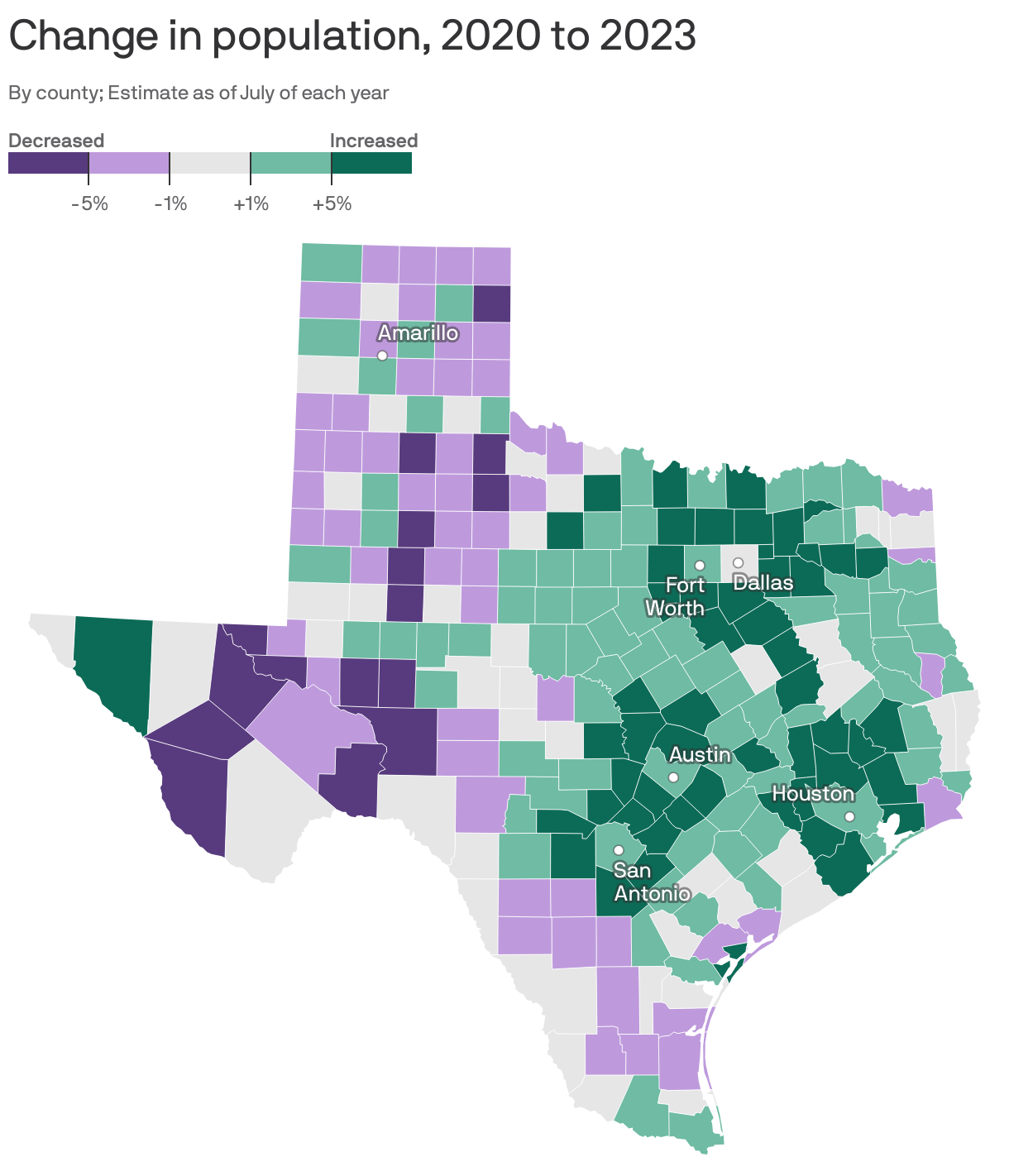 DallasFort Worth population still booming Axios Dallas