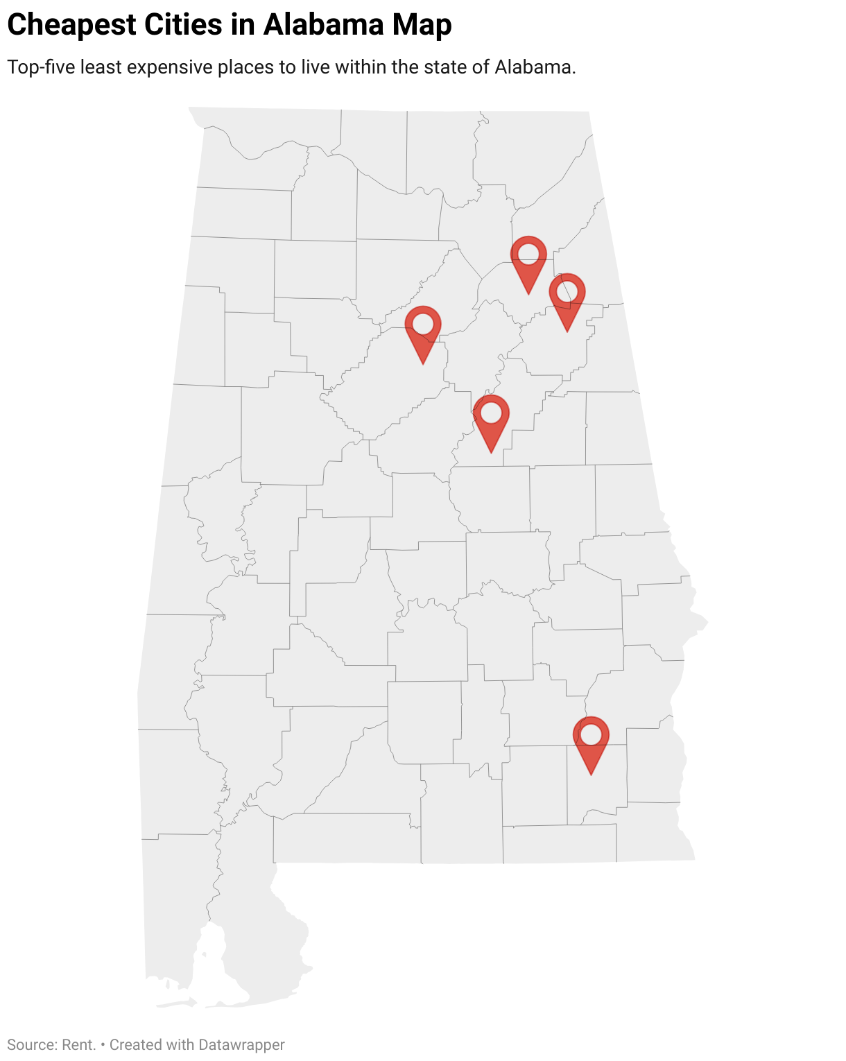 Cheapest Places to Live in Alabama