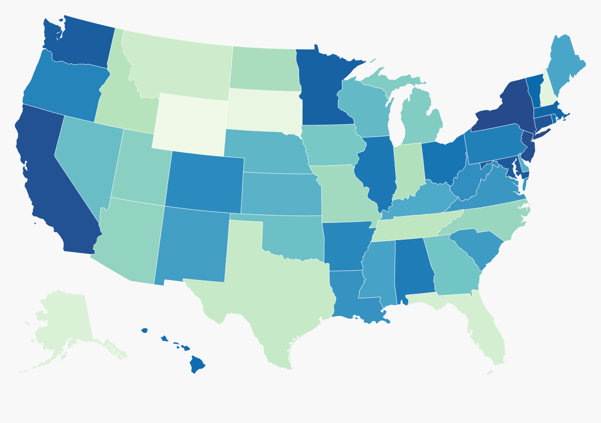 Choropleth map