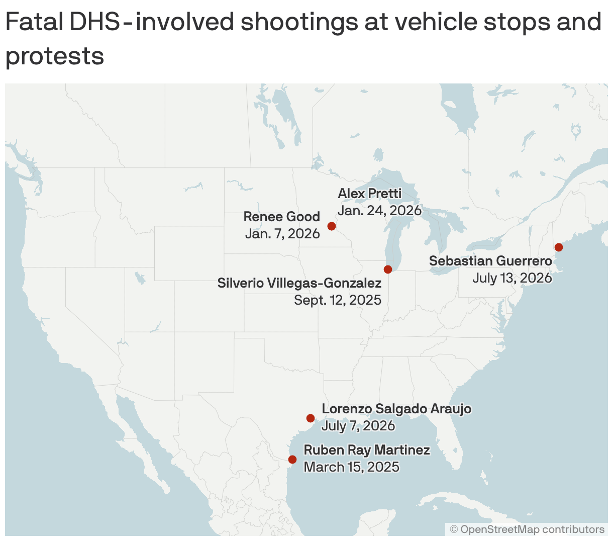 Maine shooting adds to growing immigration enforcement death toll