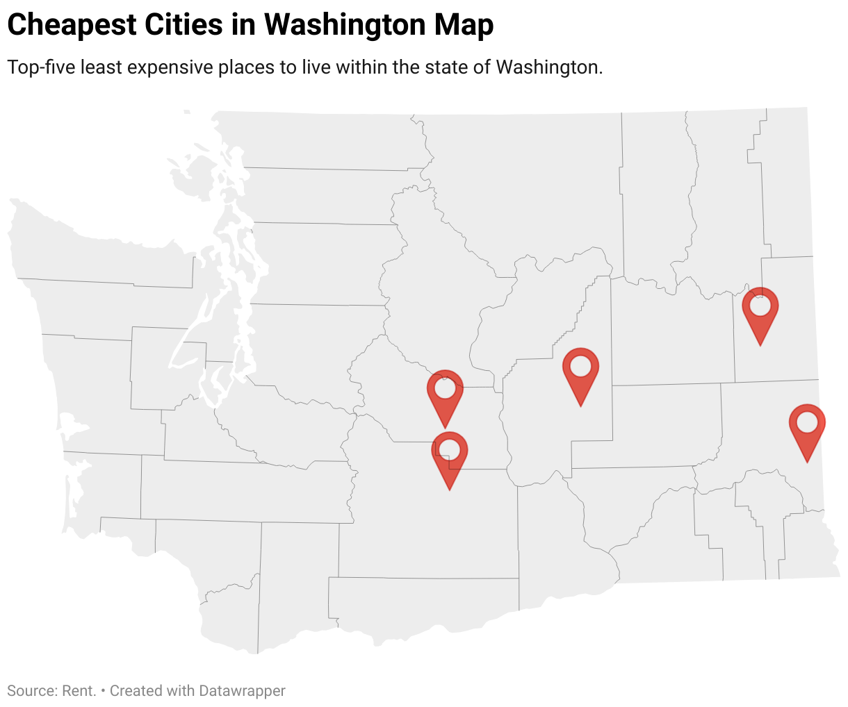Cheapest Places to Live in Washington