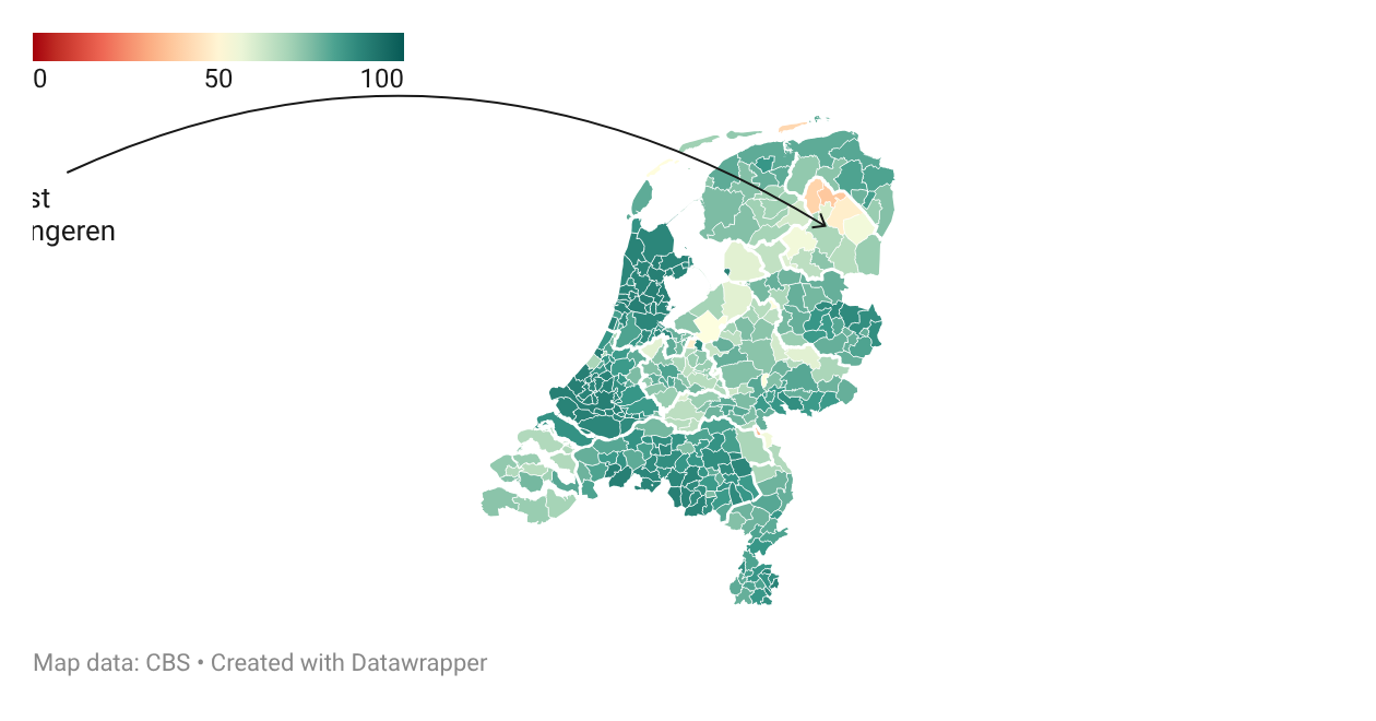 De meeste jongeren blijven binnen de provincie wonen